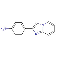 139705-74-1 4-Imidazo[1,2-a]pyridin-2-ylphenylamine chemical structure