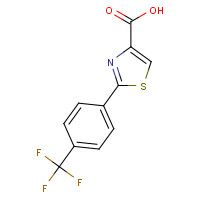144061-16-5 2-[4-(Trifluoromethyl)phenyl]-1,3-thiazole-4-carboxylic acid chemical structure