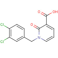 64488-03-5 1-(3,4-Dichlorobenzyl)-2-oxo-1,2-dihydro-3-pyridinecarboxylic acid chemical structure