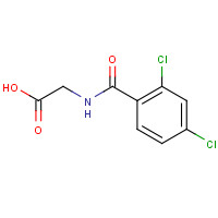 7554-79-2 2-[(2,4-Dichlorobenzoyl)amino]acetic acid chemical structure