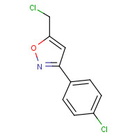 5301-02-0 5-(Chloromethyl)-3-(4-chlorophenyl)isoxazole chemical structure