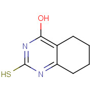 16064-21-4 2-Sulfanyl-5,6,7,8-tetrahydro-4-quinazolinol chemical structure