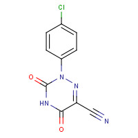 20932-04-1 2-(4-Chlorophenyl)-3,5-dioxo-2,3,4,5-tetrahydro-1,2,4-triazine-6-carbonitrile chemical structure