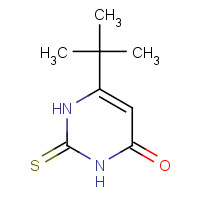 66698-66-6 6-(tert-Butyl)-2-thioxo-2,3-dihydro-4(1H)-pyrimidinone chemical structure