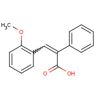 20890-72-6 3-(2-Methoxyphenyl)-2-phenylacrylic acid chemical structure