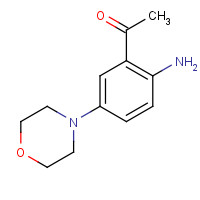 98440-50-7 1-(2-Amino-5-morpholinophenyl)-1-ethanone chemical structure