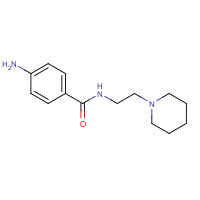 51-08-1 4-Amino-N-(2-piperidinoethyl)benzenecarboxamide chemical structure