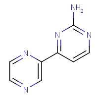 874792-15-1 4-(2-Pyrazinyl)-2-pyrimidinamine chemical structure