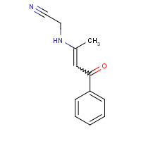 56464-51-8 2-[(1-Methyl-3-oxo-3-phenyl-1-propenyl)amino]-acetonitrile chemical structure
