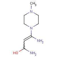 136062-62-9 3-Amino-3-(4-methylpiperazino)acrylonitrile chemical structure