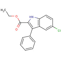21139-32-2 Ethyl 5-chloro-3-phenyl-1H-indole-2-carboxylate chemical structure
