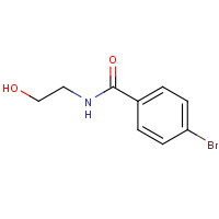 57728-67-3 4-Bromo-N-(2-hydroxyethyl)benzenecarboxamide chemical structure