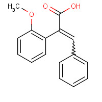 1657-65-4 2-(2-Methoxyphenyl)-3-phenylacrylic acid chemical structure