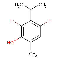 70454-10-3 2,4-Dibromo-3-isopropyl-6-methylbenzenol chemical structure