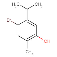121665-99-4 4-Bromo-5-isopropyl-2-methylbenzenol chemical structure