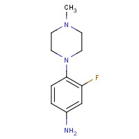 221198-99-8 3-Fluoro-4-(4-methylpiperazino)aniline chemical structure