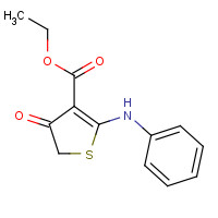 78267-15-9 Ethyl 2-anilino-4-oxo-4,5-dihydro-3-thiophenecarboxylate chemical structure