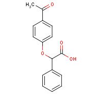 885949-44-0 2-(4-Acetylphenoxy)-2-phenylacetic acid chemical structure