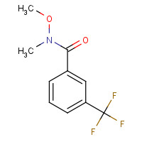 116332-62-8 N-Methoxy-N-methyl-3-(trifluoromethyl)-benzenecarboxamide chemical structure