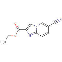 214958-33-5 Ethyl 6-cyanoimidazo[1,2-a]pyridine-2-carboxylate chemical structure