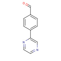 127406-08-0 4-(2-Pyrazinyl)benzenecarbaldehyde chemical structure