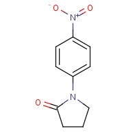 13691-26-4 1-(4-Nitrophenyl)-2-pyrrolidinone chemical structure