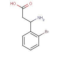 117391-48-7 3-Amino-3-(2-bromophenyl)propanoic acid chemical structure