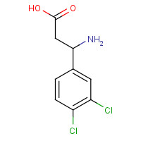 117391-57-8 3-Amino-3-(3,4-dichlorophenyl)propanoic acid chemical structure