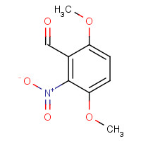 1206-55-9 3,6-Dimethoxy-2-nitrobenzenecarbaldehyde chemical structure