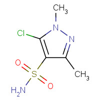 88398-46-3 5-Chloro-1,3-dimethyl-1H-pyrazole-4-sulfonamide chemical structure