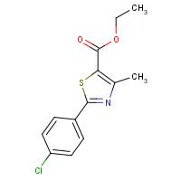 54001-12-6 Ethyl 2-(4-chlorophenyl)-4-methyl-1,3-thiazole-5-carboxylate chemical structure