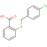 15887-84-0 2-[(4-Chlorobenzyl)sulfanyl]benzenecarboxylic acid chemical structure