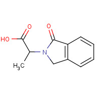 67266-14-2 2-(1-Oxo-1,3-dihydro-2H-isoindol-2-yl)-propanoic acid chemical structure