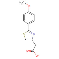 23353-14-2 2-[2-(4-Methoxyphenyl)-1,3-thiazol-4-yl]-acetic acid chemical structure