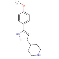 103660-47-5 Methyl 4-[3-(4-piperidinyl)-1H-pyrazol-5-yl]-phenyl ether chemical structure