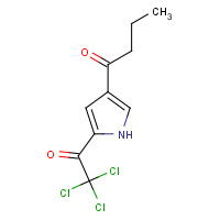 111468-91-8 1-[5-(2,2,2-Trichloroacetyl)-1H-pyrrol-3-yl]-1-butanone chemical structure
