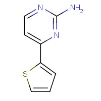 154321-60-5 4-(2-Thienyl)-2-pyrimidinamine chemical structure