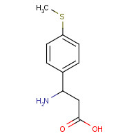 412925-13-4 3-Amino-3-[4-(methylsulfanyl)phenyl]propanoic acid chemical structure