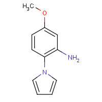 59194-26-2 5-Methoxy-2-(1H-pyrrol-1-yl)aniline chemical structure