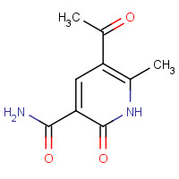 52600-60-9 5-Acetyl-6-methyl-2-oxo-1,2-dihydro-3-pyridinecarboxamide chemical structure