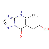 62053-06-9 6-(2-Hydroxyethyl)-5-methyl[1,2,4]triazolo-[1,5-a]pyrimidin-7(4H)-one chemical structure