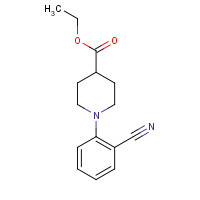 357670-16-7 Ethyl 1-(2-cyanophenyl)-4-piperidinecarboxylate chemical structure