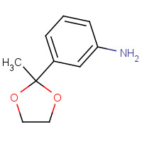 51226-14-3 3-(2-Methyl-1,3-dioxolan-2-yl)aniline chemical structure