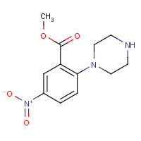 886360-73-2 5-Nitro-2-piperazinobenzenecarboxylic acid chemical structure