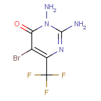 95095-46-8 2,3-Diamino-5-bromo-6-(trifluoromethyl)-4(3H)-pyrimidinone chemical structure