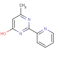 55417-80-6 6-Methyl-2-(2-pyridinyl)-4-pyrimidinol chemical structure