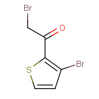 81216-95-7 2-Bromo-1-(3-bromo-2-thienyl)-1-ethanone chemical structure