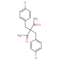 130745-77-6 3,3-Bis(4-chlorobenzyl)-2,4-pentanedione chemical structure
