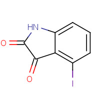 20780-75-0 4-Iodo-1H-indole-2,3-dione chemical structure