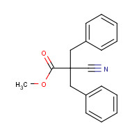 42550-72-1 Methyl 2-benzyl-2-cyano-3-phenylpropanoate chemical structure
